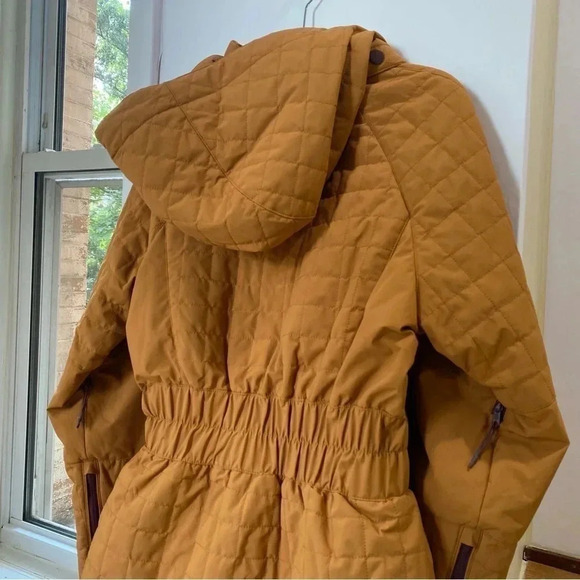 NWT Free People All Prepped Ski Jacket Coat Puffer FP Movement Brown - Picture 9 of 16